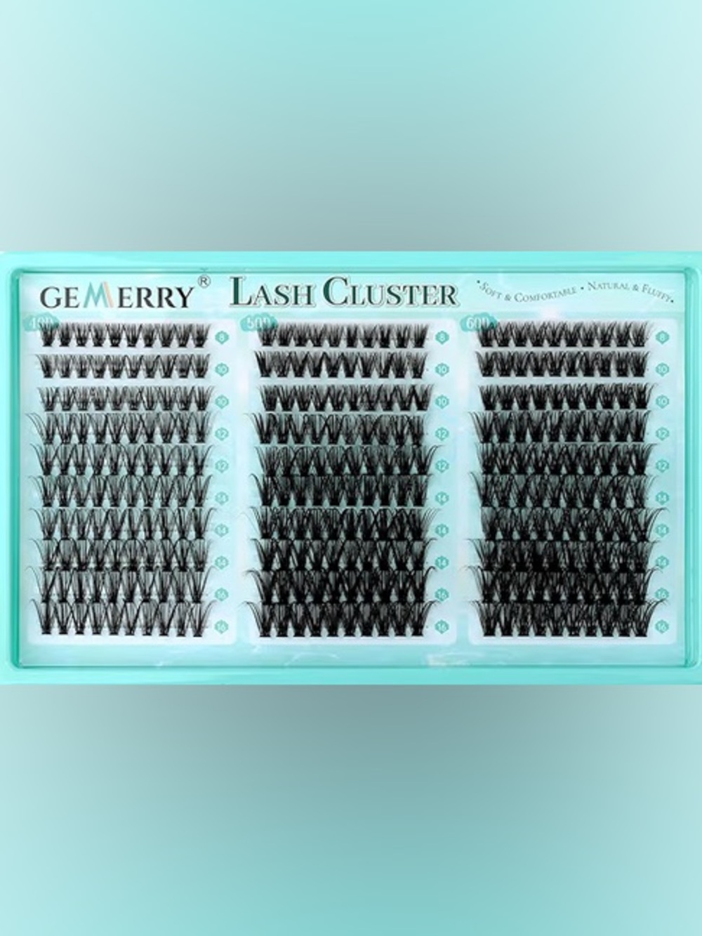 ✨🖤 New GEMERRY Wispy Lash Clusters Volume Set | D-Curl | 8–16mm 🖤✨
